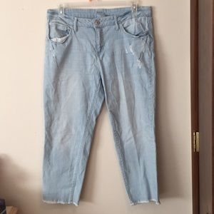 Time and Tru size 16 cropped jeans
